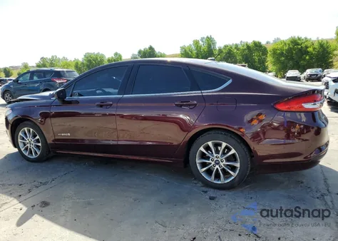 2017 Ford Fusion S Hybrid from USA, damaged, VIN 3FA6P0UU7HR310490